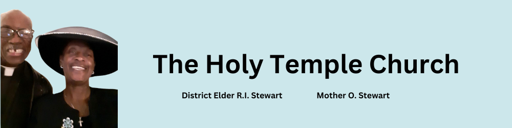 District Elder RL Stewart and Dr Ora L Stewart
