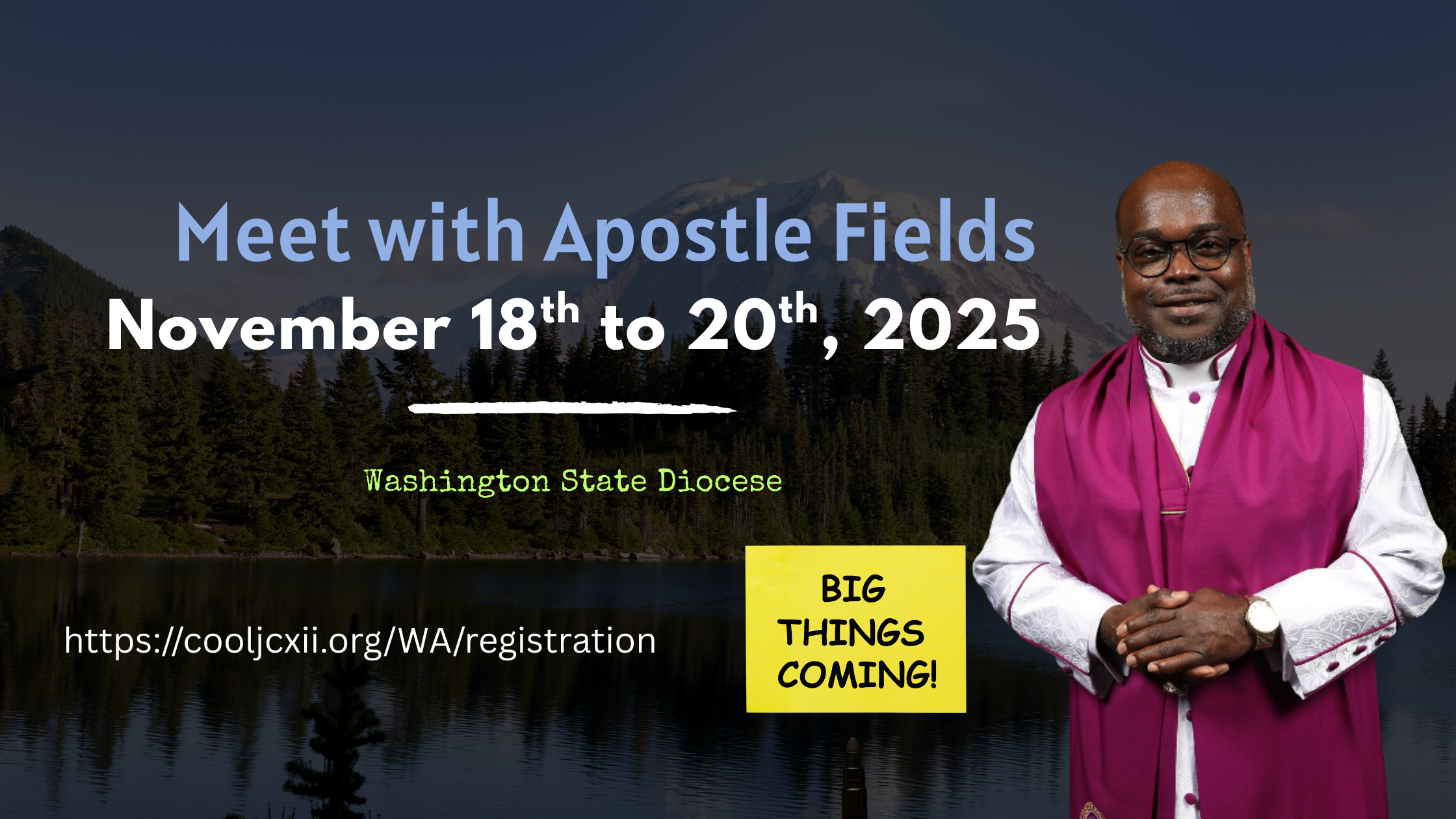 Meet with Apostle Fields in Washington State